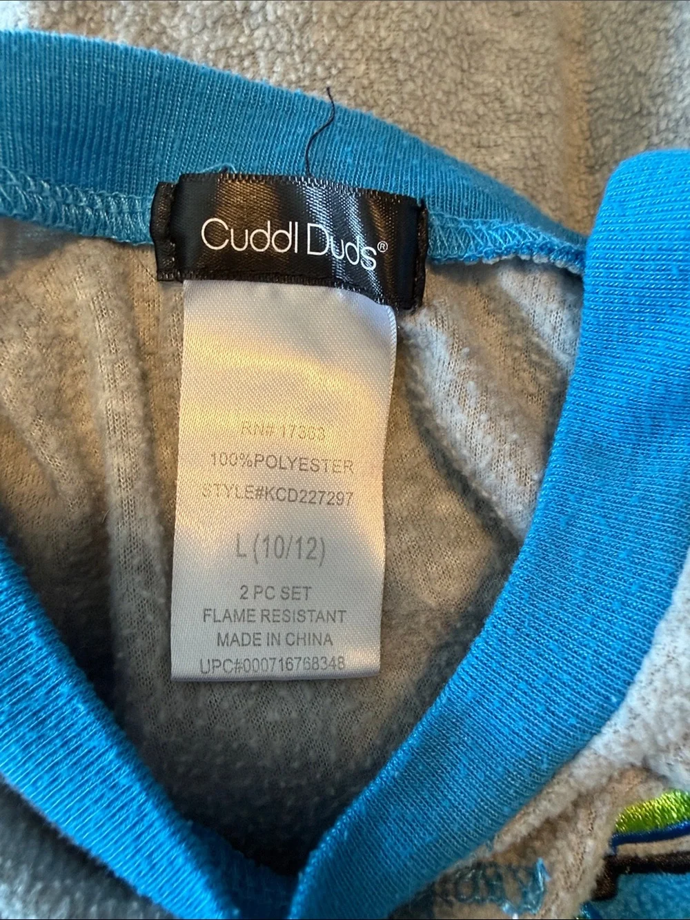 Cuddl Duds two piece